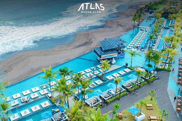 Atlas Beach Club is close to Villa Elite Canggu